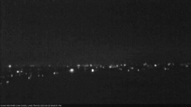 Lake Travis webcam, March 20, 2023 9:45 PM CT