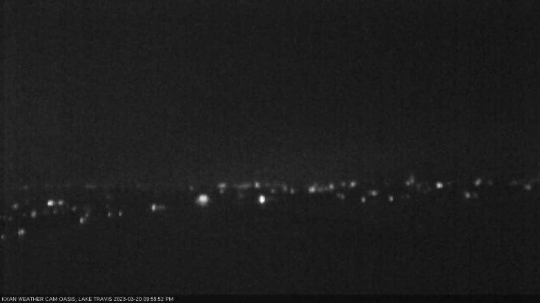 Lake Travis webcam, March 20, 2023 10:00 PM CT