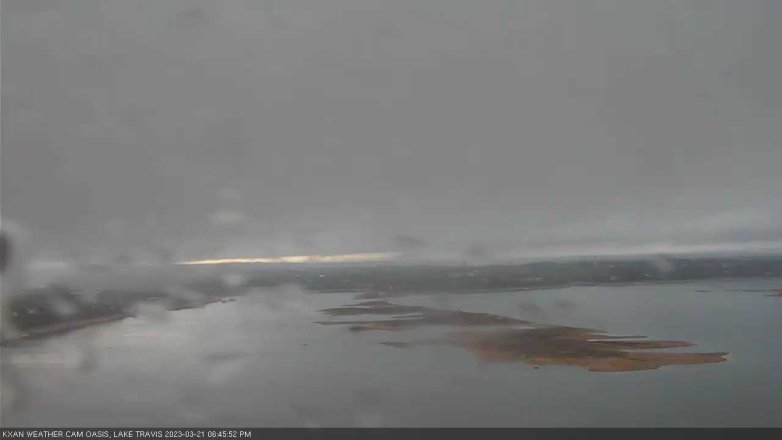 Lake Travis webcam, March 21, 2023 6:45 PM CT