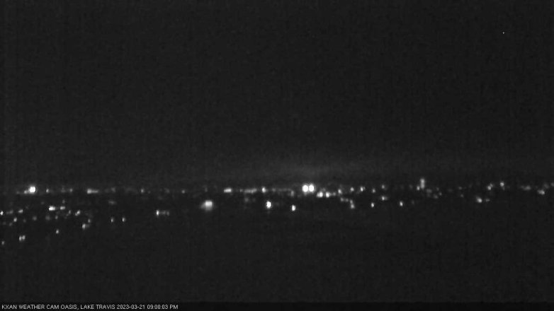 Lake Travis webcam, March 21, 2023 9:00 PM CT