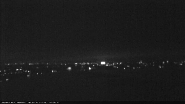 Lake Travis webcam, March 21, 2023 10:00 PM CT