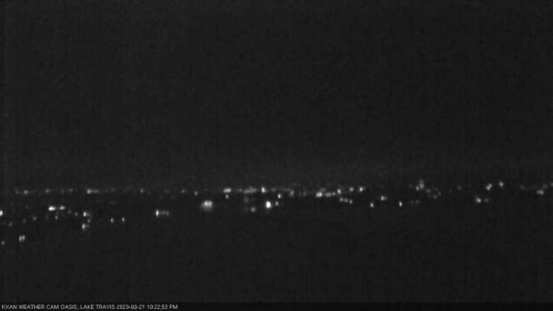 Lake Travis webcam, March 21, 2023 10:25 PM CT