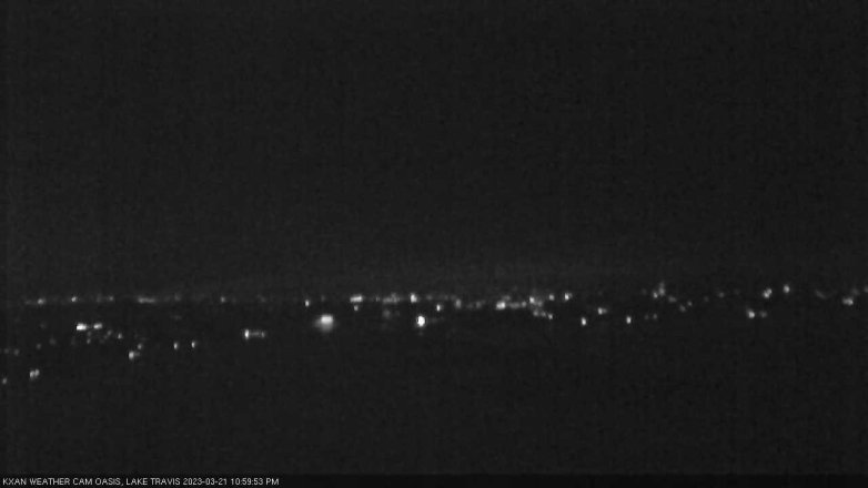 Lake Travis webcam, March 21, 2023 11:00 PM CT