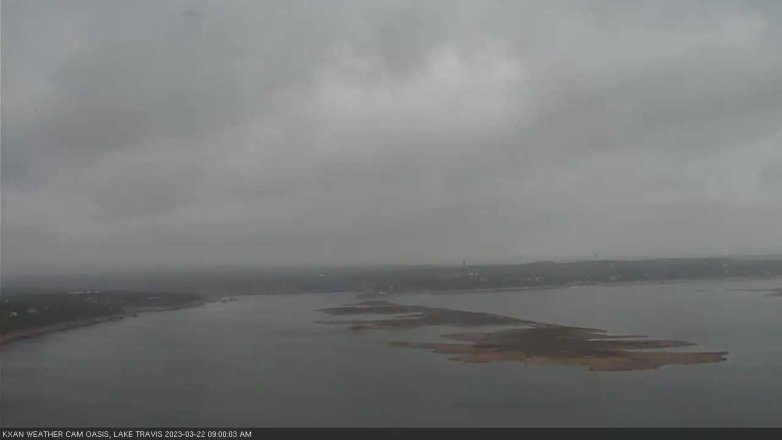 Lake Travis webcam, March 22, 2023 9:00 AM CT