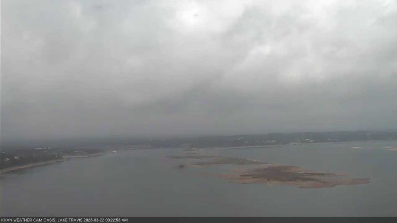 Lake Travis webcam, March 22, 2023 9:25 AM CT