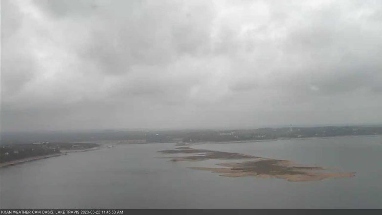 Lake Travis webcam, March 22, 2023 11:45 AM CT
