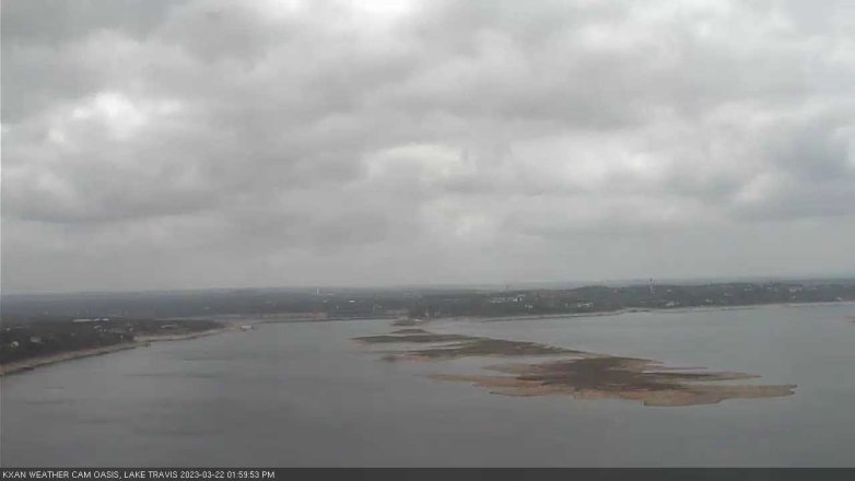 Lake Travis webcam, March 22, 2023 2:00 PM CT