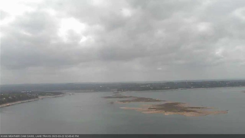 Lake Travis webcam, March 22, 2023 2:45 PM CT