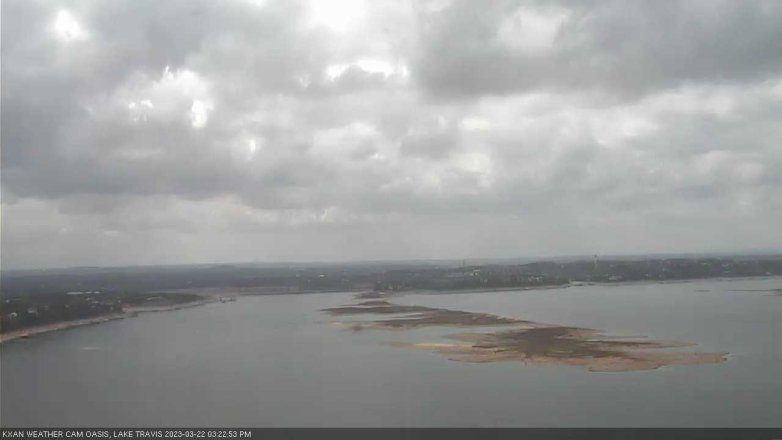 Lake Travis webcam, March 22, 2023 3:25 PM CT