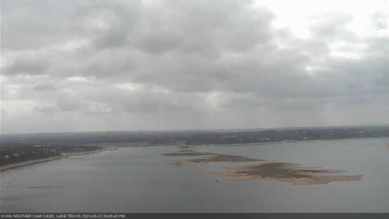Lake Travis webcam, March 22, 2023 3:45 PM CT