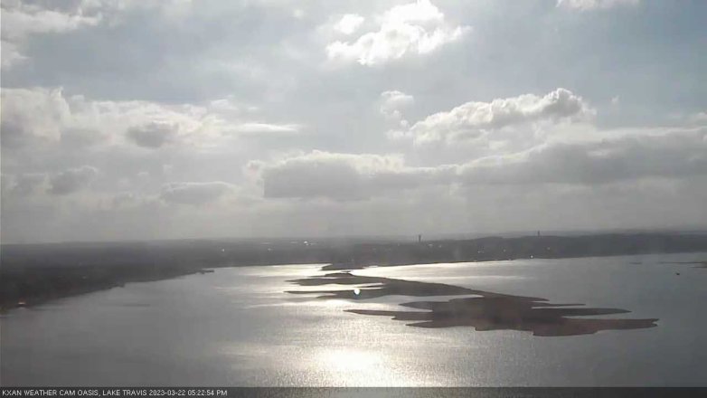 Lake Travis webcam, March 22, 2023 5:25 PM CT