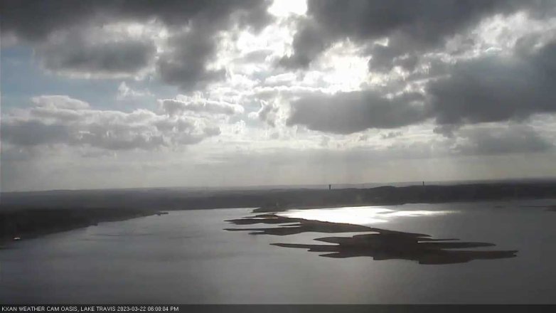 Lake Travis webcam, March 22, 2023 6:00 PM CT