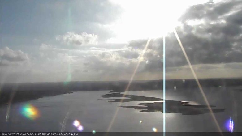 Lake Travis webcam, March 22, 2023 6:25 PM CT