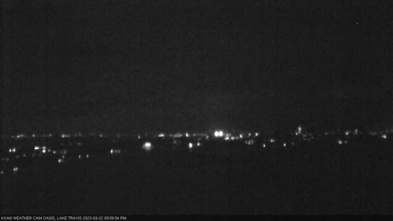 Lake Travis webcam, March 22, 2023 10:00 PM CT