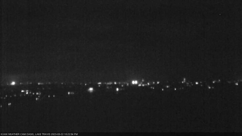 Lake Travis webcam, March 22, 2023 10:25 PM CT