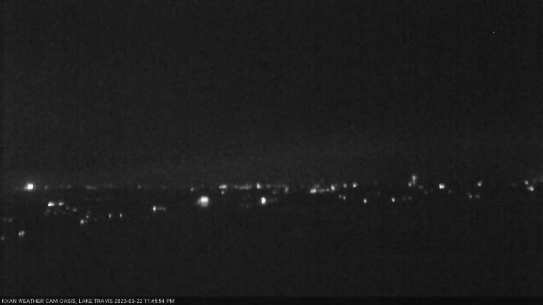 Lake Travis webcam, March 22, 2023 11:45 PM CT