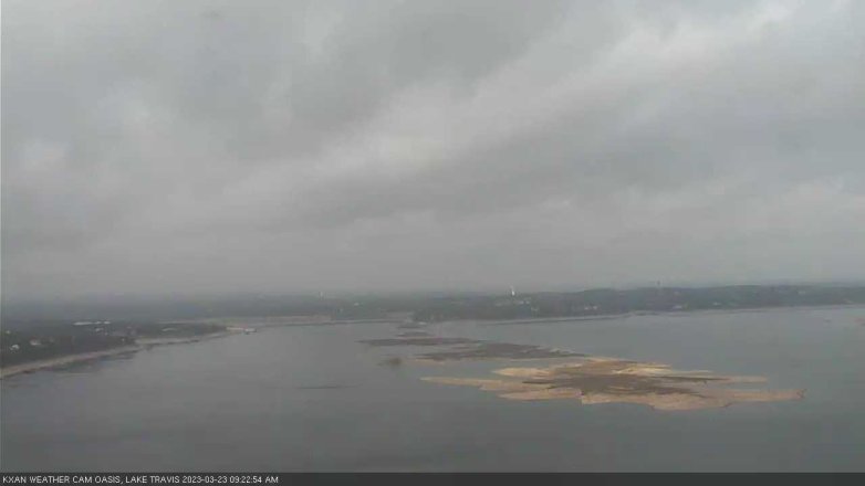 Lake Travis webcam, March 23, 2023 9:25 AM CT