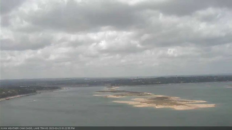 Lake Travis webcam, March 23, 2023 1:25 PM CT