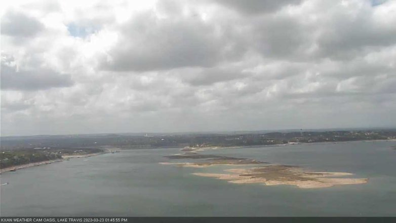 Lake Travis webcam, March 23, 2023 1:45 PM CT