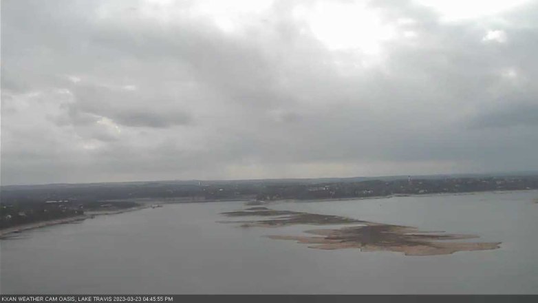 Lake Travis webcam, March 23, 2023 4:45 PM CT
