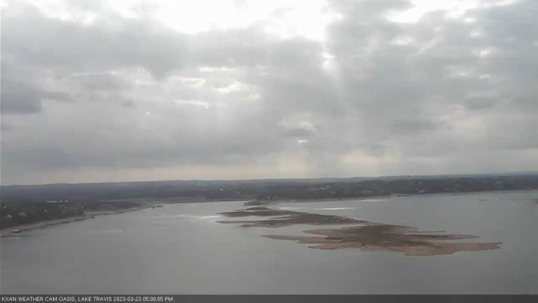 Lake Travis webcam, March 23, 2023 5:00 PM CT