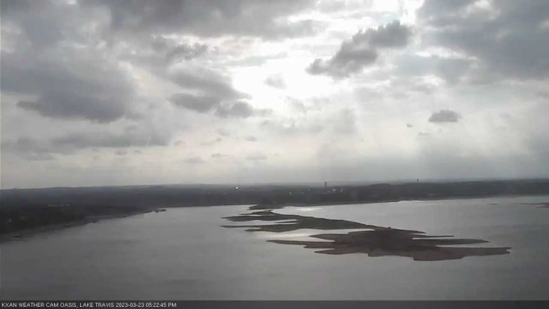 Lake Travis webcam, March 23, 2023 5:25 PM CT