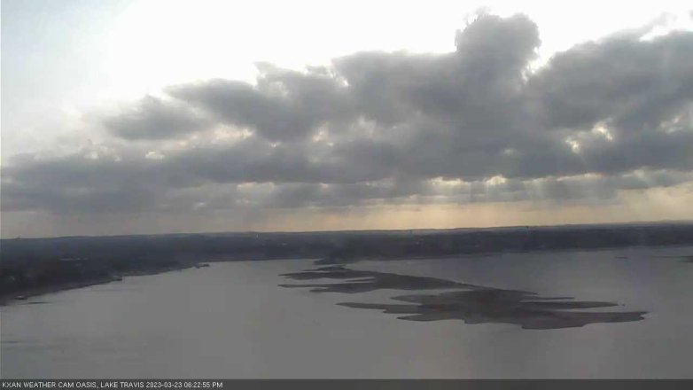 Lake Travis webcam, March 23, 2023 6:25 PM CT