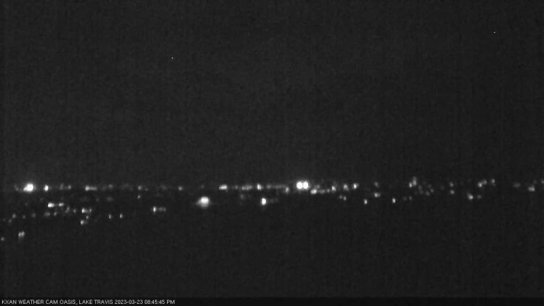 Lake Travis webcam, March 23, 2023 8:45 PM CT