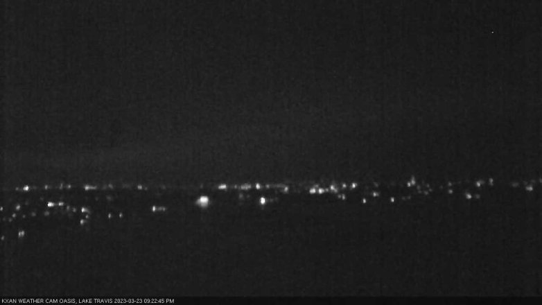 Lake Travis webcam, March 23, 2023 9:25 PM CT