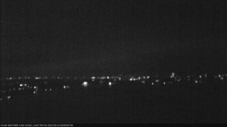 Lake Travis webcam, March 23, 2023 9:45 PM CT