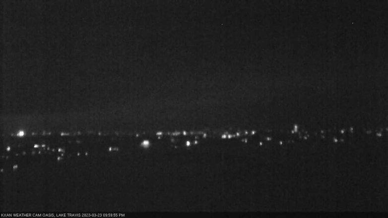 Lake Travis webcam, March 23, 2023 10:00 PM CT