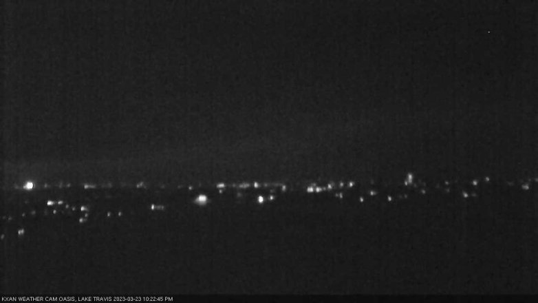 Lake Travis webcam, March 23, 2023 10:25 PM CT