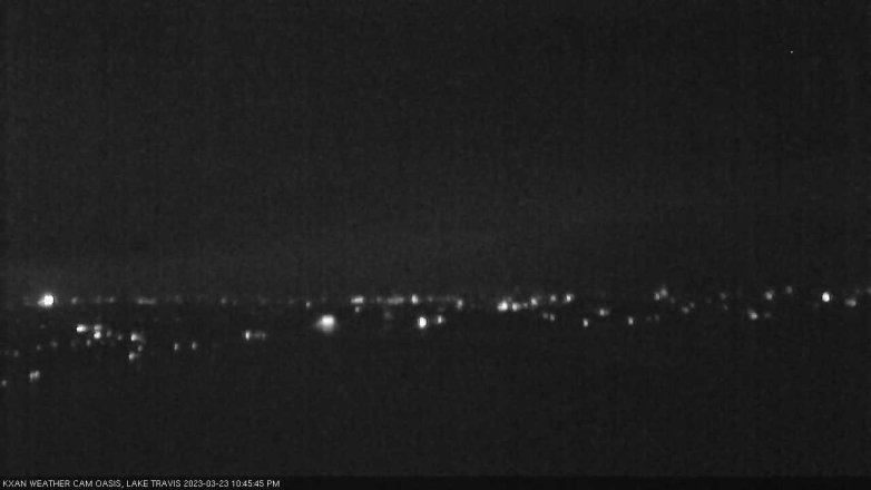 Lake Travis webcam, March 23, 2023 10:45 PM CT