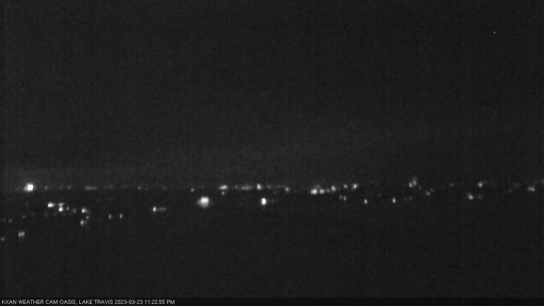 Lake Travis webcam, March 23, 2023 11:25 PM CT