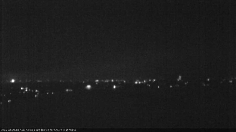 Lake Travis webcam, March 23, 2023 11:45 PM CT