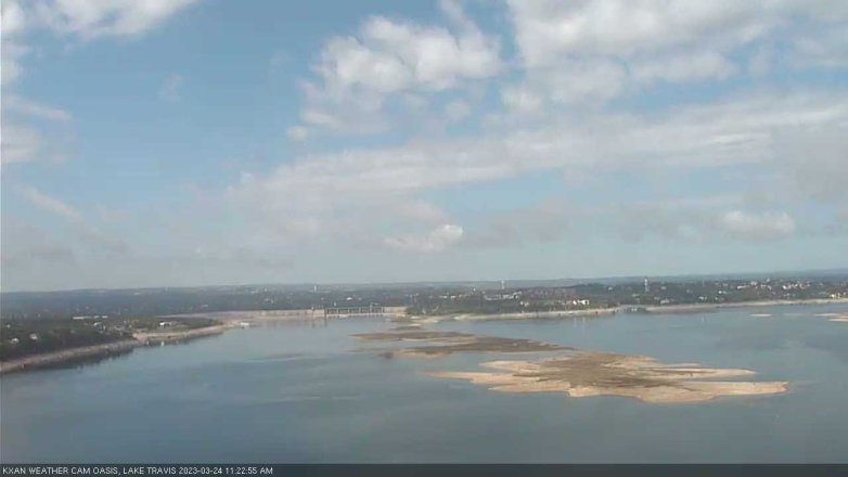 Lake Travis webcam, March 24, 2023 11:25 AM CT
