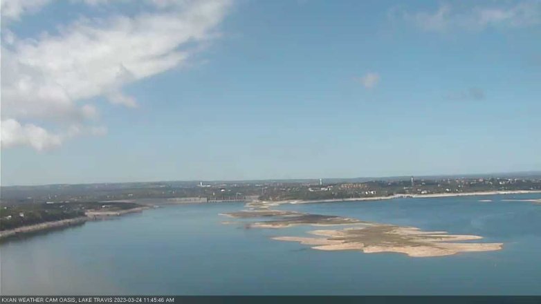 Lake Travis webcam, March 24, 2023 11:45 AM CT