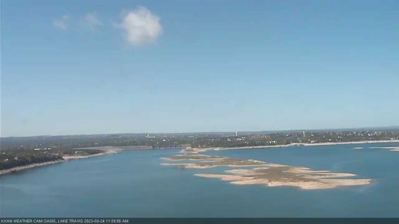 Lake Travis webcam, March 24, 2023 12:00 PM CT