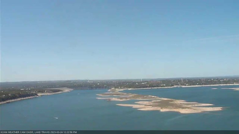Lake Travis webcam, March 24, 2023 12:25 PM CT