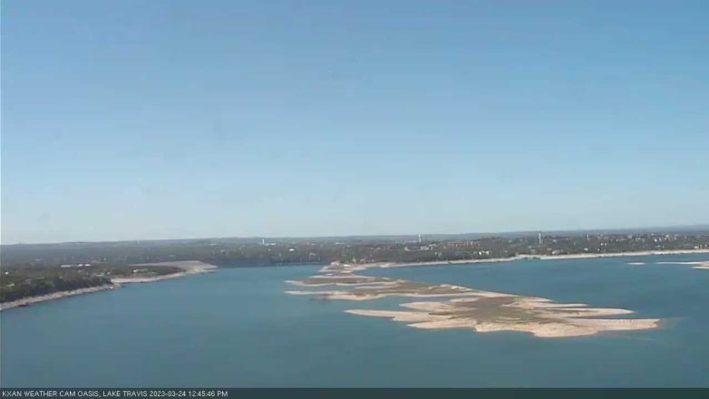 Lake Travis webcam, March 24, 2023 12:45 PM CT
