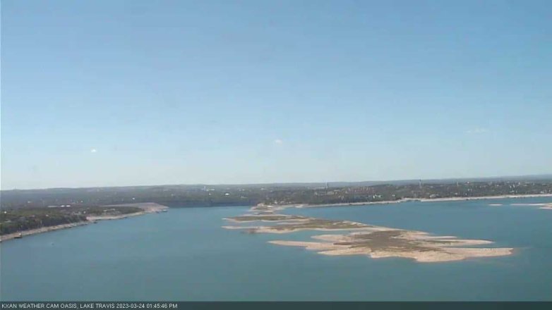 Lake Travis webcam, March 24, 2023 1:45 PM CT