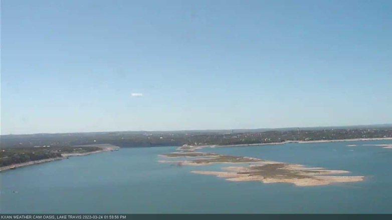 Lake Travis webcam, March 24, 2023 2:00 PM CT