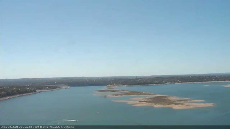 Lake Travis webcam, March 24, 2023 2:45 PM CT