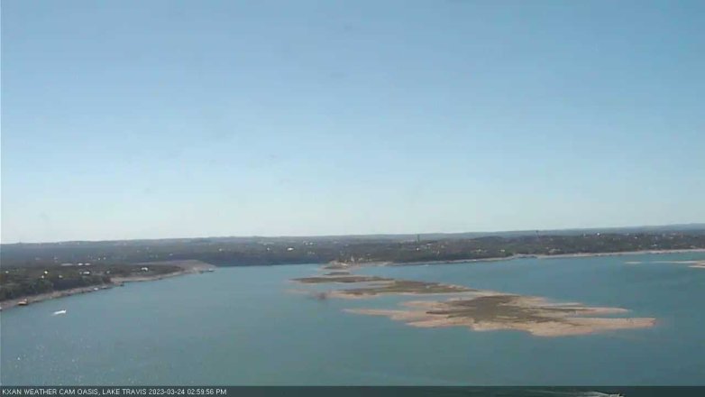 Lake Travis webcam, March 24, 2023 3:00 PM CT