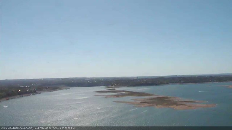Lake Travis webcam, March 24, 2023 4:00 PM CT