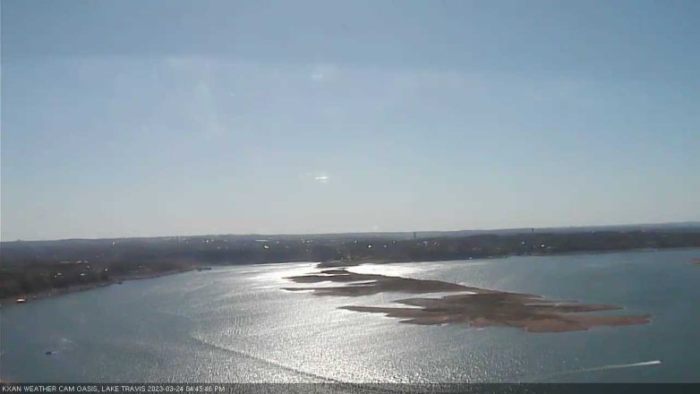 Lake Travis webcam, March 24, 2023 4:45 PM CT