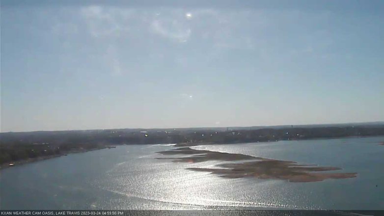 Lake Travis webcam, March 24, 2023 5:00 PM CT
