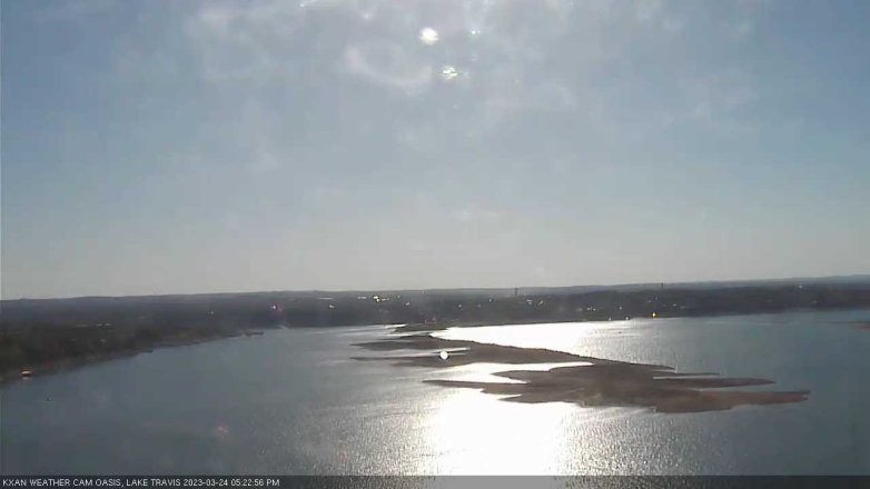Lake Travis webcam, March 24, 2023 5:25 PM CT