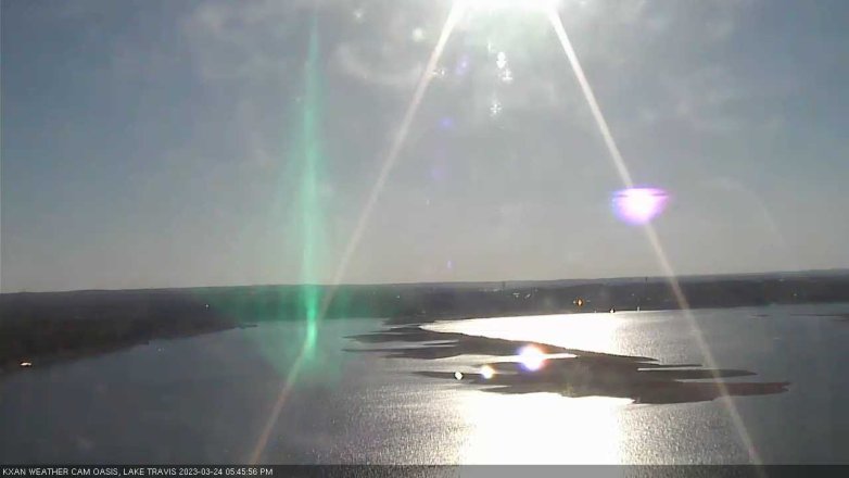 Lake Travis webcam, March 24, 2023 5:45 PM CT
