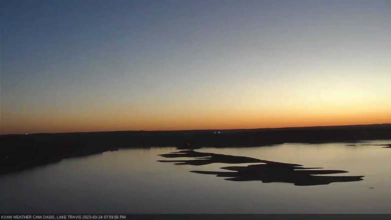Lake Travis webcam, March 24, 2023 8:00 PM CT